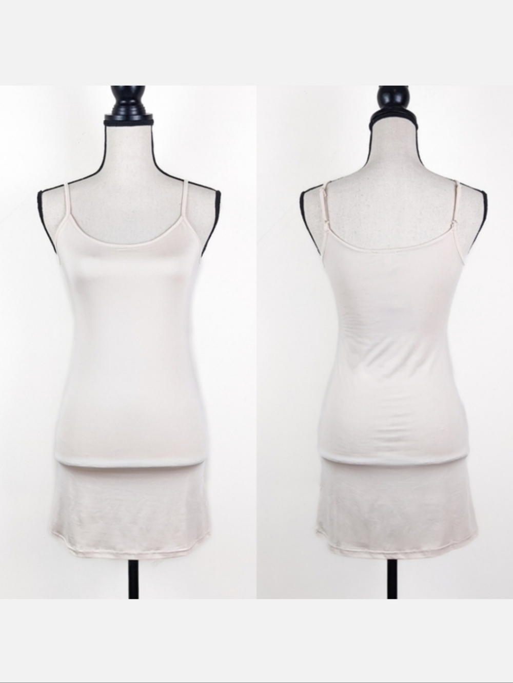 NWT Blu Pepper Stretchy Cami Dress, Natural, Size Small
